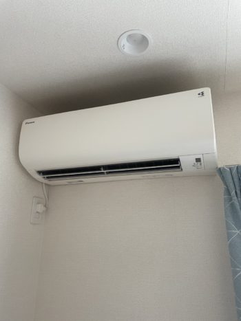 室内のエアコン移設工事、冷房効率改良『千葉県市川市稲荷木』