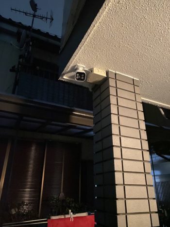 一般家庭の防犯カメラ新規設置、防犯の為『千葉県鎌ヶ谷市北初富』